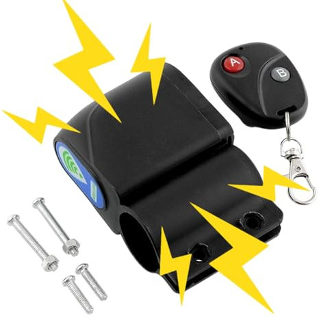 Alarmes de vélo avec télécommande | Alarme puissante pour vélo électrique avec télécommande – Système d'alarme de sécurité pour vélo électrique, scooter électrique