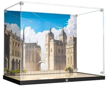 ALiquid Acryl Vitrine für Lego Notre-Dame de Paris 21061, 3MM Acryl Schaukasten für Lego 21061 (NICHT Enthalten Klemmbausteine Set)