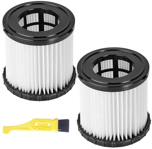 ANBOO Ersatzfilter kompatibel mit Ryobi 18 V ONE+ Nass-/Trockensaugern PCL733, PCL734, P3240, Ersatzteilnummer A32VC05 A32RF08, mit 1 Reinigungsbürste, 2 Stück