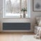 Warmehaus 472x1800mm Anthracite Horizontal Radiator Double Column Oval Panel Radiators Central Heating