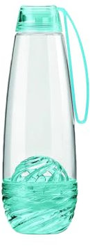 Avilia Borraccia Trasparente e Azzurra con Infusore 750ml - Ideale da Portare con sè e per Preparare Thè e Tisane - Comodo Infusore Removibile Facile da Pulire e per Aromi Sempre Freschi