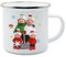Grovjewfit Tazza Smaltata Personalizzata Con 2-8 Nomi Testo Natalizio, Regalo Natal Per Mamma, Nonna, Amici, Famiglia, Tazza In Ceramica 350 ml (style 4)
