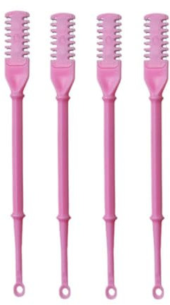 Nasenhaarschneider, 360 ° drehbar, manueller Haarschneider, Nasentrimmer, mit Ohr-Haar-Picker, 4 Stück/Set