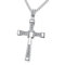 YUANJIE 925 Sterling Silber Kreuz Halskette Dominic Toretto Vin Diesel in Fast and Furious Halskette Geschenk for alle(22G_60cm)