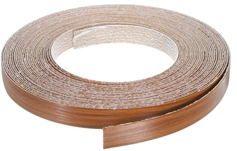 sourcing map Bande de bord flexible pré-collée, 1,9 cm x 15 m, pré-collée, en bois de bouleau