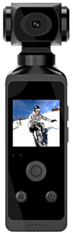 waillynice 4K 1080P Pocket Action Camcorder with 270° Rotatable 1.3 LCD Screen, WiFi Mini Camera, Waterproof Case, and Motion Detection for HD Sports Recording (4K Camera,Wit 32G Card)