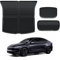 ECOZEN for Tesla Model Y 2025 kofferraumwanne, Antirutsch kofferraummatt, hohe Passform, geruchsneutral, Model Y Zubehör 2025 (Model Y Trunk Mat)