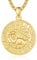 Sternzeichen Löwe Anhänger Kette Gold Löwe Halskette Herren Tierkreiszeichen Anhänger Schmuck Sternzeichen Konstellation Kette Geschenke für Männer
