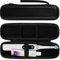 Linkidea Electric Toothbrush and Toothpaste Travel Case with Pocket, Hard Shell Powered Brush Protective Storage Bag, Compatible with Oral-B iO Series, Smart 1500, Philips Sonicare (Type A)