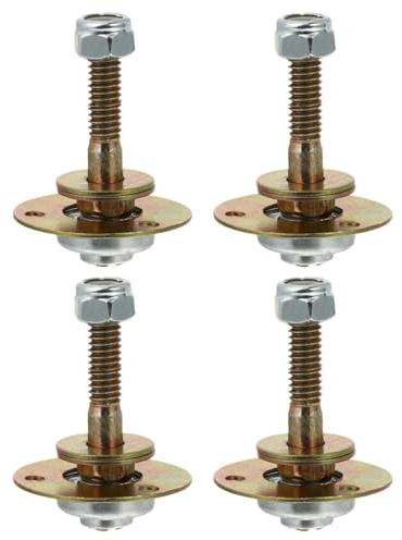 Hemobllo 4 Stück Schaukelstuhl Lager Verbindungsstück Robustes Eisenbeschichtetes Möbelzubehör 55mm Gleiter Wippenlager für Reparatur von Schaukelstühlen im Essbereich
