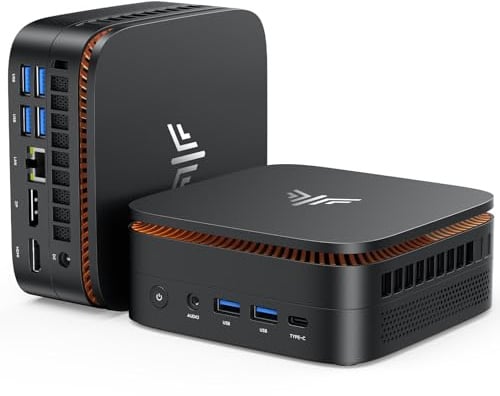 NiPoGi Pinova P1 Mini PC AMD Ryzen Embedded R2544(4C/8T, Max 3.7GHz,Migliore di 3500U/ R2514/i3-10110U)16GB DDR4 2666MHz,256GB NVMe SSD, 4K UHD Triplo Display (HDMI 2.0/DP 1.4/Type-C) WiFi 5 BT4.2 | Migliore di 3500U/ R2514/i3-10110U) 16GB+256GB 4K UHD Triplo Display (HDMI 2.0/DP 1.4/Type-C) WiFi 5 BT4.2
