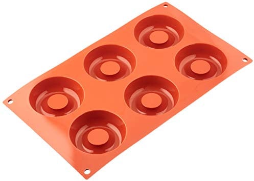 Silikomart Silicone Mould Savarin/Ring, Large, Terracotta, SF012/C
