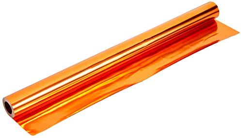 folia R 44 - Alufolie auf Rolle, doppelseitig kaschiert, ca. 50 cm x 10 m, kupfer / kupfer - ideal zum Basteln und Verpacken