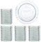Weck lot de 50 couvercles de rechange de 60 mm de diamètre pour bocal en verre weck de 80 ml, 140 ml, 160 mi et 120 ml verres w