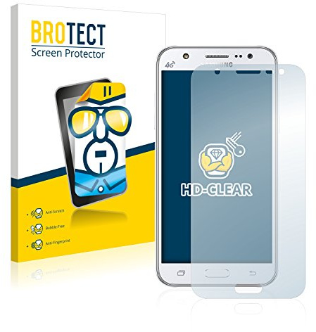 BROTECT Schutzfolie für Samsung Galaxy J5 2015 | 2 Stück Transparenter Displayschutz Made in Germany Klare Displayschutz-Folie Clear Einfache Montage Case-Friendly