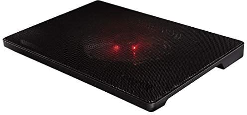 Hama Laptop Kühler 13,3-15,6 Zoll (USB Anschluss, schnelle Kühlung, flaches Slim Design) Notebookkühler Schwarz