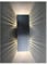 SpiceLED Wandleuchte | ShineLED-30 | 2x15W Weiß | hell silbernes Gehäuse | Schatteneffekt | High-Power LED Wandlampe dimmbar