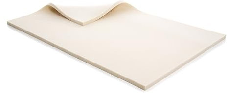 DOLCI SOGNI Topper Materasso Una Piazza e Mezza 120x190 Senza Fodera, Memory Foam Rigido, Spessore 5 cm, per Letto e Divano Letto, 100% Made in Italy