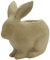 Décopatch HD054C - Übertopf aus Pappmaché, Kaninchen, 19x10x18,5cm Wasserfest, 1 Stück