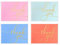 Hallmark Dankeskarten Sortiment Goldfolie Schrift (40 Dankeskarten mit Umschlägen für Hochzeit, Brautparty, Babyparty, Business)
