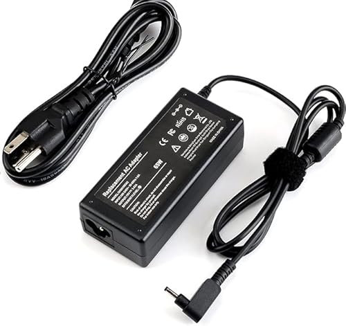65W AC Laptop Charger for Acer Chromebook R11 14 15 CB3-111 CB3-131 CB3-431 CB3-532 CB3-532-C47C CB3-532-C8DF CB3-431-C5EX N15Q9 A13-045N2A A11-065N1A N15Q8 N16Q1 Power Adapter Supply Cor1