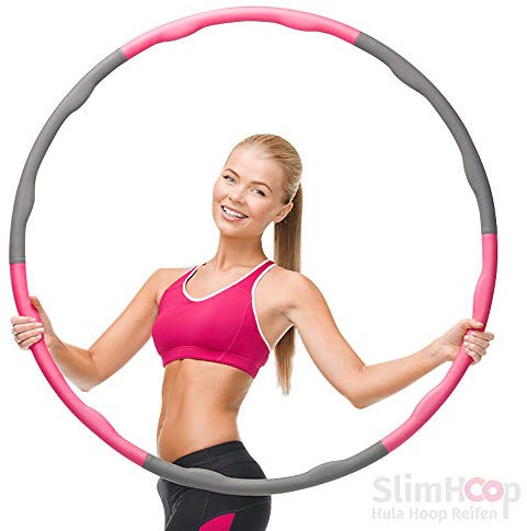 baaboo basics SlimHoop Hula Hoop Reifen zum Abnehmen - Hula Hoop Reifen für Erwachsene und Kinder | Das perfekte Fitness Gadget für jedes Homeworkout (1)