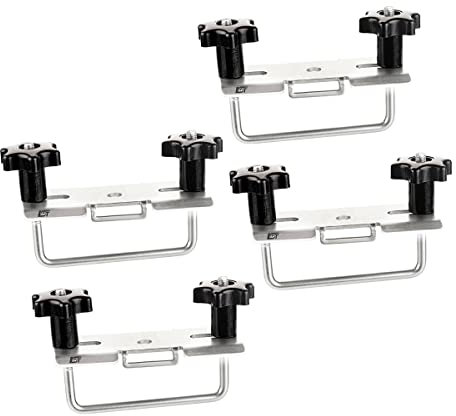 LST Dach Träger Montage Set Dachbox U-Bügel 80 mm Dachkoffer Befestigung Metall