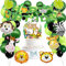 Dschungel Geburtstag Dekoration, Waldtiere Party Dekoration Set, Birthday Decoration, Tier Folienballon Reusable, Dschungel Tiere Geburtstag Deko, Jungle Balloons Forest Animal for Boy Birthday