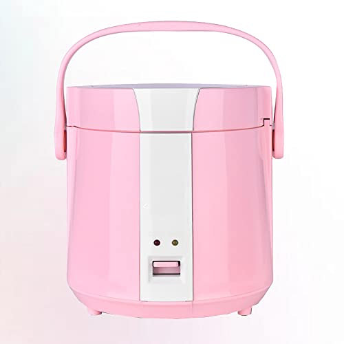 Multi Cooker - Steamer Piccolo Multicooker Elettrico per Una o Due porzioni/Persone, Rosa