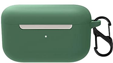 Portable Silic Case Bluetooth Wireless Earph Charging Box, Compatible for Echo Buds (2Nd Gen), Sweat Proof, Scratch Resistant, and Washable(Green)