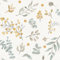 CiCiwind Selbstklebende Tapete Blumen 39×300cm Grün/Gelb/Beige Tapete Selbstklebende Vinyl Möbelfolie Vintage Selbstklebend Wandverkleidung Abnehmbar Klebefolie für Wohnzimmer Schlafzimmer Wand Möbel