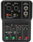 2 Channel Audio Mixer, Small Sound Desk USB 48V DJ Sound Controller Interface USB Sound Card Phantom Power Compact Mixing Console Music Recording Home Karaoke Network Karaoke