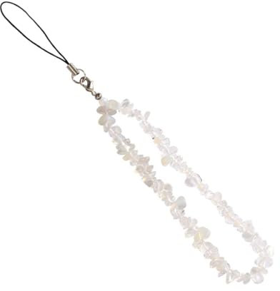 KGDUYC 1pcs Handy anhänger Kette - Bunte Natürlicher Kristallstein Kies Handykette - Handy Charm Handgelenk Handy Lanyard Perlen Kette Telefonkette Handyschmuck Schlüssel Taschen Handy Anhänger