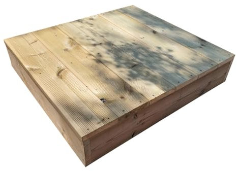 Stufenleiter aus Holz für die Erstellung Ihrer Treppe oder Gartentreppe durch Stapeln – Vinuovo (6 Bögen, 87 cm, 160 cm)