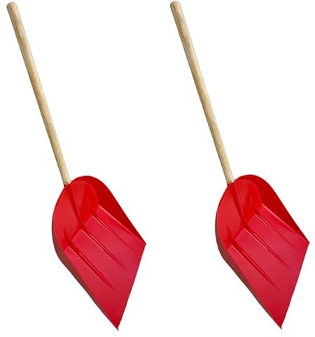 AB Tools Sumo - Pala para quitar hojas de nieve, mango corto, 2 unidades
