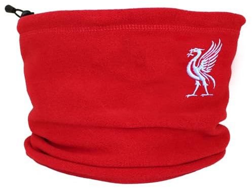 TeddyT's Liverpool Red Liver Bird Design Red Thermal Toggle Fleece Snood