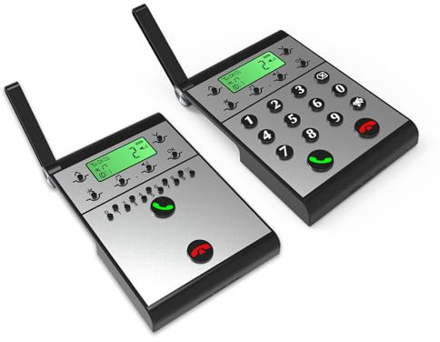 Matybobe Wireless Intercom System Smart Digital Voice Calling Machine Wireless Office Intercom Machine Telephone Intercom for Business Office House Calling Room to Room Intercom System