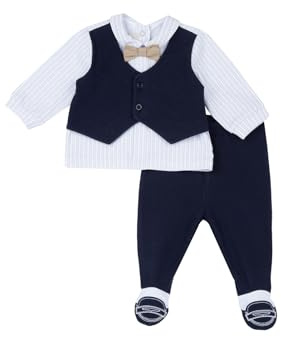 Chicco, Ensemble Bébé, Cache-Cœur et Guêtres en Coton Doux, pour Printemps et Automne, Idées Cadeaux Naissance, Conçu en Italie, Vêtements Bébé 0-24 Mois