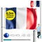 MONZANA® Mât de drapeau télescopique aluminium 6,3m douille de sol 60cm drapeau français national réglable hauteur jardin hampe drapeau