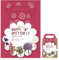 Blumenzwiebeln in Geschenkverpackung - Zwiebeln, Knollen verschiedener winterharter Pflanzen für Garten und Balkon - bunt, mehrjährig, für Topf und Beet (Happy Butterfly Rot)