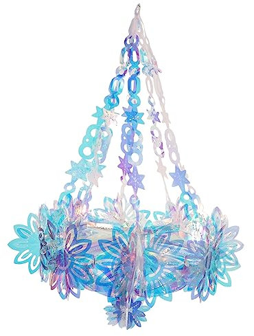 Zerodeko Anniversary Decorations 14'' Iridescent Hanging Decor Wedding Iridescent Ceiling Ornament for Events