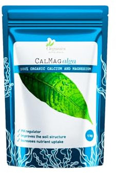 Organics Nutrients CalMag alga – Natürlicher Bodenverbesserer mit Kalzium und Magnesium, reguliert pH-Wert, stärkt Pflanzen und erhöht Erträge, geeignet für Bio-Landbau