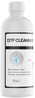 Procolored Soluzione detergente per stampanti DTF da 500 ml, detergente anti-intasamento per testine di stampa, rimuove i residui di inchiostro e ripristina le prestazioni degli ugelli