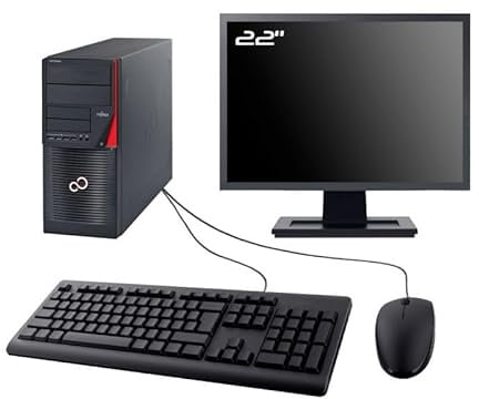 PC Fujitsu Celsius W530 MT Schermo 22 Intel I3-4130 RAM 8GB SSD 1TB WiFi W11 (ricondizionato)