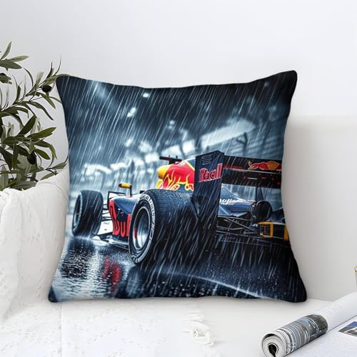 DAFUfbw Kissenbezug 40x40cm Kissen Bulls Racing, Formulaone Deko Für Sofakissen Kissenbezüge Dekokissen Couchkissen Kissenhülle Sofa Schlafzimmer Wohnzimmer Zimmer Zierkissen