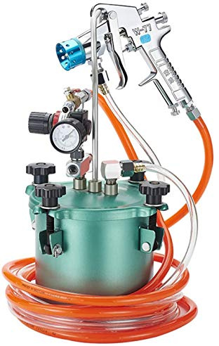 Upgraded 2L Pneumatic Stone Spray Gun High Capacity Airbrush for Colorful Lacquer & Marble Paint Optional 3.0Cal Nozzle Perfect for DIY Art & Craft Projects