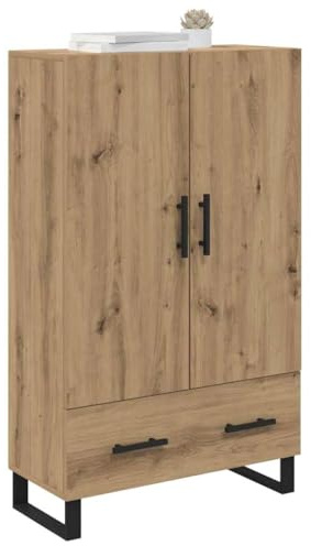 vidaXL Highboard Artisan-Eiche 69,5 x 30 x 115 cm Holzwerkstoff