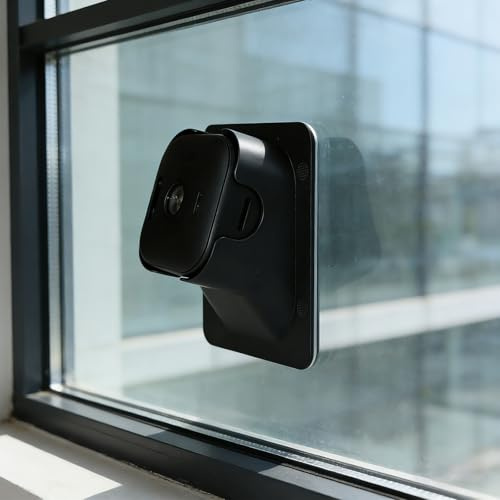 Window Mount for Blink Outdoor 4 Camera Blink Outdoor Camera 2K+, Black | No Drill Mount, 20-Degree Angled Window Mount, No Screws Self-Adhesive Glass Monitoring Outdoor, for Glass Windows/Doors