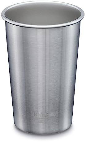 Klean Kanteen Classic Trinkflasche, Edelstahl, Silber, 473ml