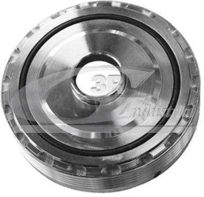 3RG 10626 Riemenscheibe Kurbelwelle 122mm Kurbelwellenriemenscheibe Kompatibel mit RENAULT Scénic 1 JA0/1, FA0 8200072415 8200386453 7700108401
